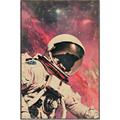 Picture of Astronaut in  Space _GroupedProduct_Rectangle_Portrait_Canvas_Framed_