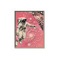 Picture of Astronaut in  Space _GroupedProduct_Rectangle_Portrait_Canvas_Framed_