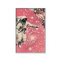 Picture of Astronaut in  Space _GroupedProduct_Rectangle_Portrait_Canvas_Framed_