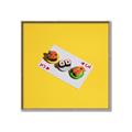 Picture of Sushi Selection on a Playing Card _GroupedProduct_Square_Canvas_Framed_