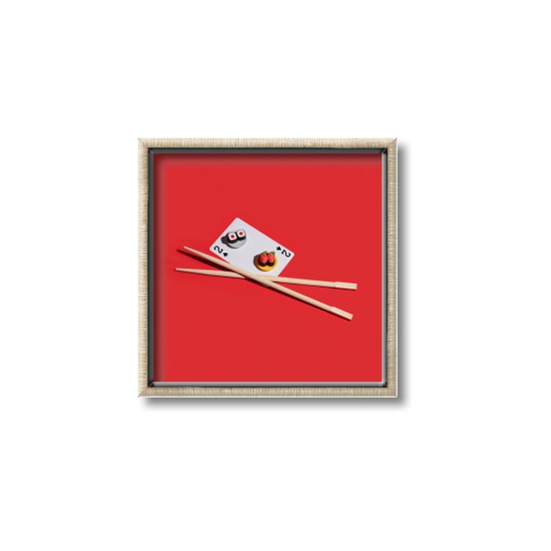 Picture of Sushi card _GroupedProduct_Square_Canvas_Framed_