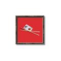 Picture of Sushi card _GroupedProduct_Square_Canvas_Framed_