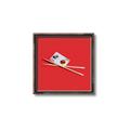 Picture of Sushi card _GroupedProduct_Square_Canvas_Framed_