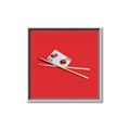 Picture of Sushi card _GroupedProduct_Square_Canvas_Framed_