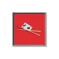 Picture of Sushi card _GroupedProduct_Square_Canvas_Framed_