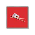 Picture of Sushi card _GroupedProduct_Square_Canvas_Framed_