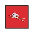 Picture of Sushi card _GroupedProduct_Square_Canvas_Framed_