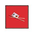 Picture of Sushi card _GroupedProduct_Square_Canvas_Framed_