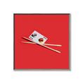 Picture of Sushi card _GroupedProduct_Square_Canvas_Framed_