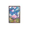 Picture of The Way To the Mountain _GroupedProduct_Rectangle_Portrait_Canvas_Framed_