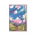 Picture of The Way To the Mountain _GroupedProduct_Rectangle_Portrait_Canvas_Framed_