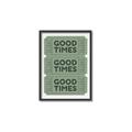 Picture of Good Times Poster _GroupedProduct_Rectangle_Portrait_Canvas_Framed_