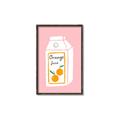 Picture of Orange Juice Poster _GroupedProduct_Rectangle_Portrait_Canvas_Framed_