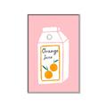 Picture of Orange Juice Poster _GroupedProduct_Rectangle_Portrait_Canvas_Framed_