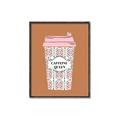 Picture of Caffeeine Queen Poster _GroupedProduct_Rectangle_Portrait_Canvas_Framed_