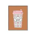 Picture of Caffeeine Queen Poster _GroupedProduct_Rectangle_Portrait_Canvas_Framed_