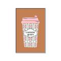 Picture of Caffeeine Queen Poster _GroupedProduct_Rectangle_Portrait_Canvas_Framed_