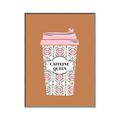Picture of Caffeeine Queen Poster _GroupedProduct_Rectangle_Portrait_Canvas_Framed_