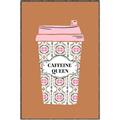 Picture of Caffeeine Queen Poster _GroupedProduct_Rectangle_Portrait_Canvas_Framed_