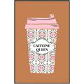 Picture of Caffeeine Queen Poster _GroupedProduct_Rectangle_Portrait_Canvas_Framed_