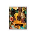 Picture of Music Guitar Collage  _GroupedProduct_Rectangle_Portrait_Canvas_Framed_