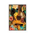 Picture of Music Guitar Collage  _GroupedProduct_Rectangle_Portrait_Canvas_Framed_