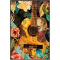 Picture of Music Guitar Collage  _GroupedProduct_Rectangle_Portrait_Canvas_Framed_