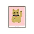 Picture of Maneki Neko – Lucky Cat _GroupedProduct_Rectangle_Portrait_Canvas_Framed_