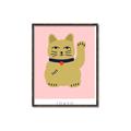Picture of Maneki Neko – Lucky Cat _GroupedProduct_Rectangle_Portrait_Canvas_Framed_