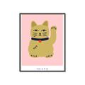 Picture of Maneki Neko – Lucky Cat _GroupedProduct_Rectangle_Portrait_Canvas_Framed_