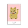 Picture of Maneki Neko – Lucky Cat _GroupedProduct_Rectangle_Portrait_Canvas_Framed_
