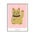 Picture of Maneki Neko – Lucky Cat _GroupedProduct_Rectangle_Portrait_Canvas_Framed_