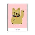 Picture of Maneki Neko – Lucky Cat _GroupedProduct_Rectangle_Portrait_Canvas_Framed_
