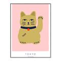Picture of Maneki Neko – Lucky Cat _GroupedProduct_Rectangle_Portrait_Canvas_Framed_
