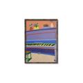 Picture of Retro Style Piano _GroupedProduct_Rectangle_Portrait_Canvas_Framed_