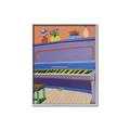 Picture of Retro Style Piano _GroupedProduct_Rectangle_Portrait_Canvas_Framed_