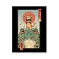 Picture of Catana  Frog Poster _GroupedProduct_Rectangle_Portrait_Canvas_Framed_