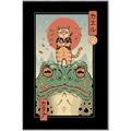 Picture of Catana  Frog Poster _GroupedProduct_Rectangle_Portrait_Canvas_Framed_