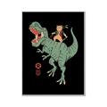 Picture of Catana T-Rex _GroupedProduct_Rectangle_Portrait_Canvas_Framed_