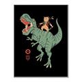 Picture of Catana T-Rex _GroupedProduct_Rectangle_Portrait_Canvas_Framed_