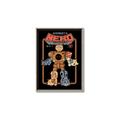 Picture of Robo Neko Cat Poster _GroupedProduct_Rectangle_Portrait_Canvas_Framed_