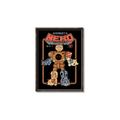Picture of Robo Neko Cat Poster _GroupedProduct_Rectangle_Portrait_Canvas_Framed_