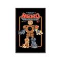 Picture of Robo Neko Cat Poster _GroupedProduct_Rectangle_Portrait_Canvas_Framed_