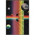 Picture of Space Rainbow Poster  _GroupedProduct_Rectangle_Portrait_Canvas_Framed_