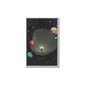 Picture of Abstract Space Poster _GroupedProduct_Rectangle_Portrait_Canvas_Framed_