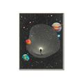 Picture of Abstract Space Poster _GroupedProduct_Rectangle_Portrait_Canvas_Framed_