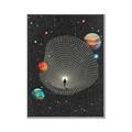 Picture of Abstract Space Poster _GroupedProduct_Rectangle_Portrait_Canvas_Framed_