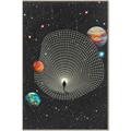 Picture of Abstract Space Poster _GroupedProduct_Rectangle_Portrait_Canvas_Framed_