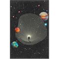 Picture of Abstract Space Poster _GroupedProduct_Rectangle_Portrait_Canvas_Framed_