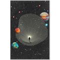 Picture of Abstract Space Poster _GroupedProduct_Rectangle_Portrait_Canvas_Framed_